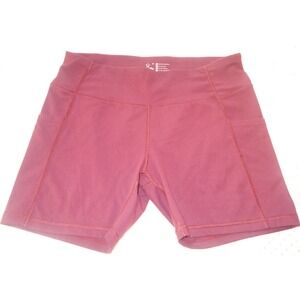 Health yoga High Waist Workout Pockets Yoga Running Athletic Spand Short XXL 2X